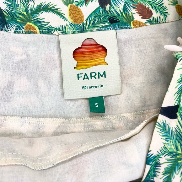 FARM RIO Tropical Print Layered Mini Skirt - Picture 2 of 4